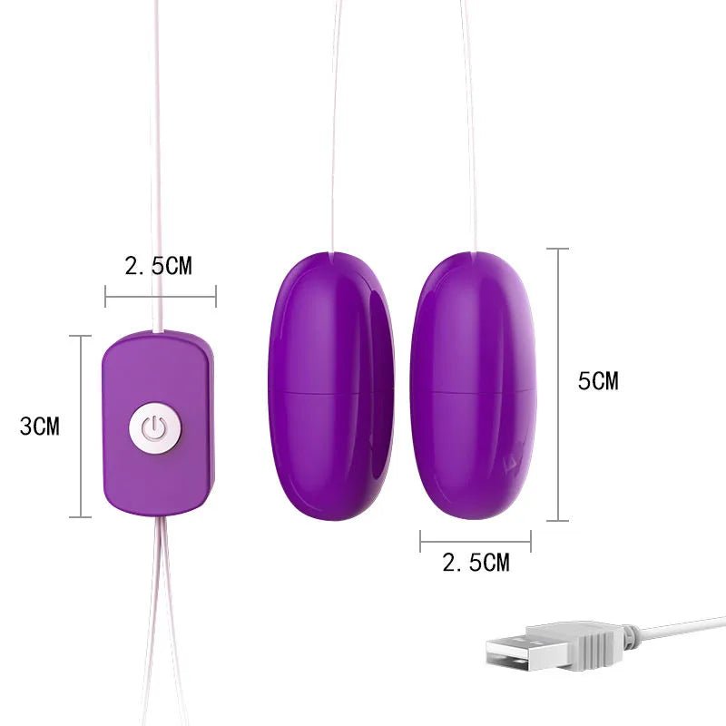 Dual Vibrating Egg Clitoral Stimulator