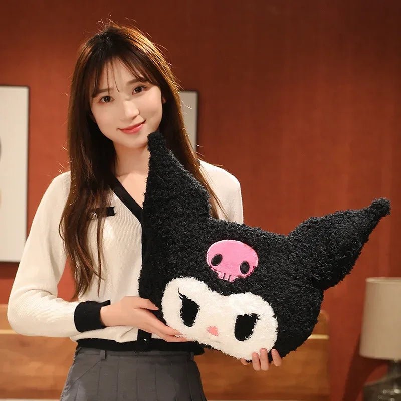 Kuromi Little Devil Plush Pillow: Oversized 80cm Cute Cartoon Doll