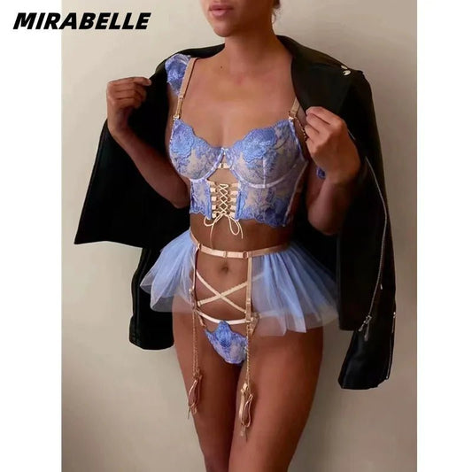 MIRABELLE Luxury Lace Lingerie Set