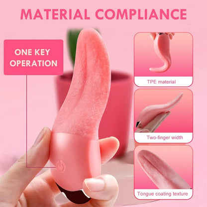 Warmth Infusion Pleasure Tongue Vibrator