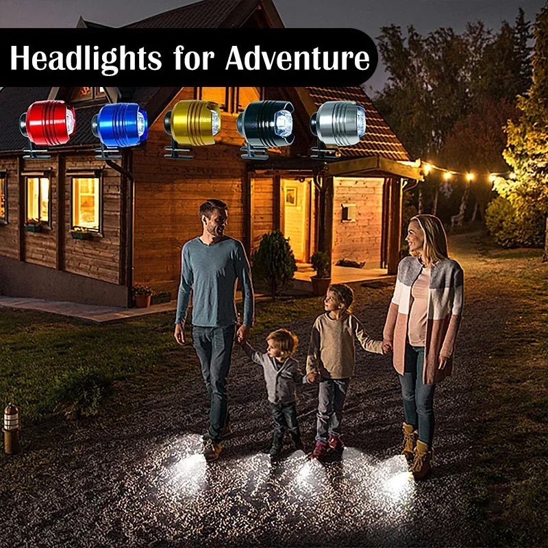 Outdoor LED Headlights for Crocs Shoes: Waterproof and Portable Camping Accessory