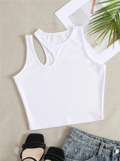 Summer Chic Rib-Knit Tank Top