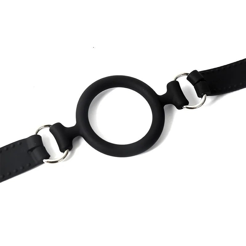 Open Mouth Ring Gag for BDSM Play