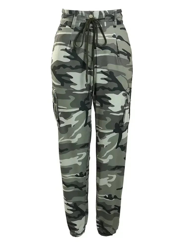 Harajuku Chic Camo Cargo Pants - Y2K Vintage Streetwear