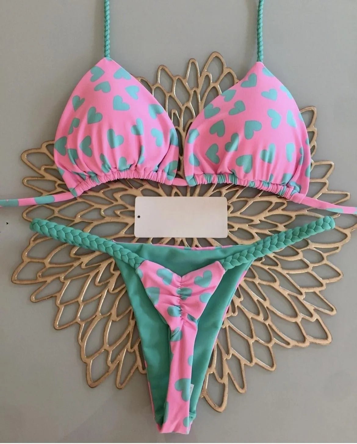 Zebra Chic: High Waist Thong Bikini Set - RUOTONGSEPT 2023