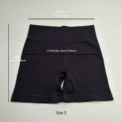 Seamless High-Waisted Yoga Shorts