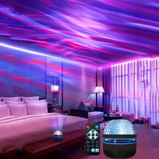 Starry Projector Light: 7 Color Patterns with Remote Control for Bedroom Ambiance