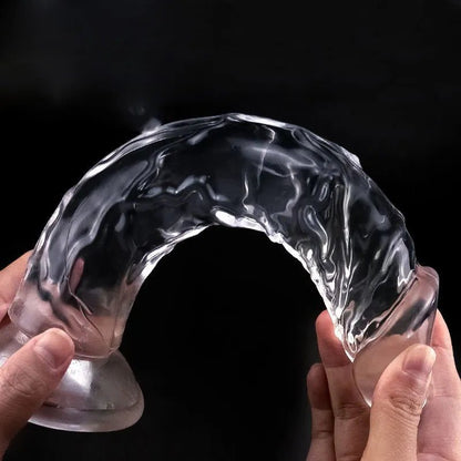 Lifelike Jelly Dildo with Powerful Suction