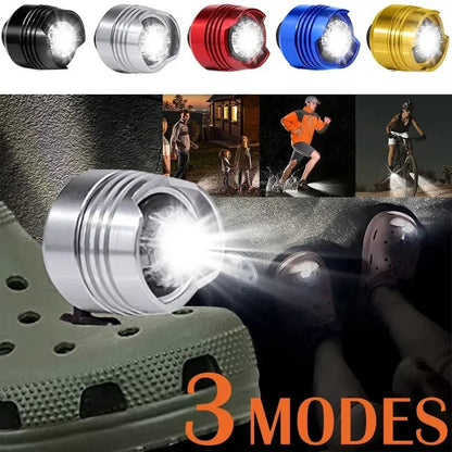 Outdoor LED Headlights for Crocs Shoes: Waterproof and Portable Camping Accessory