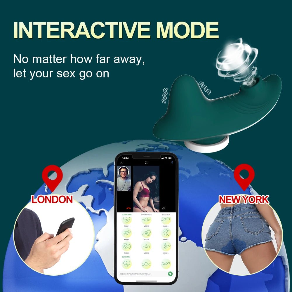 Wearable Clitoris Stimulator with App Control