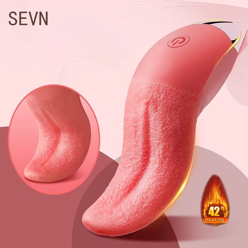 Warmth Infusion Pleasure Tongue Vibrator