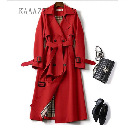 KAAAZI Winter Trench Coat Dress