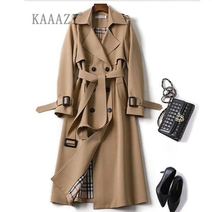 KAAAZI Winter Trench Coat Dress