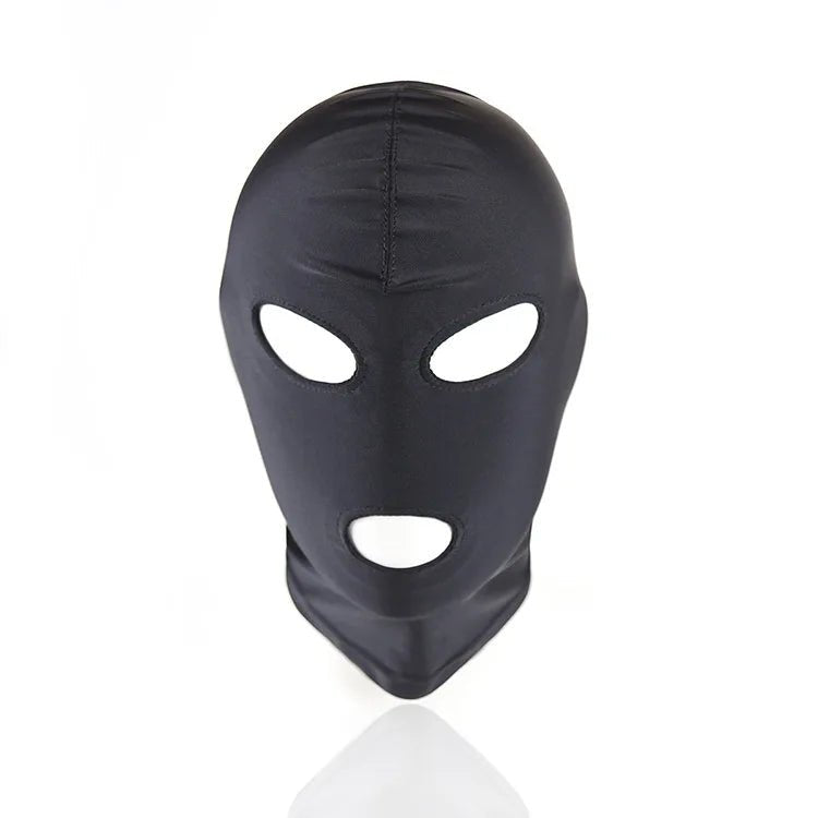 Sensual Open-Mouth Eye Mask Hood