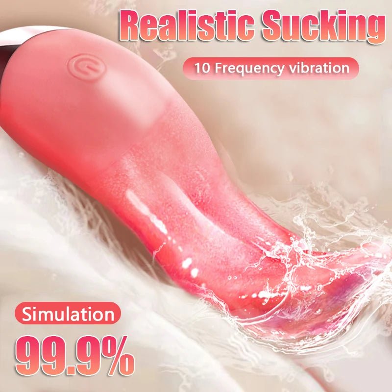 Warmth Infusion Pleasure Tongue Vibrator