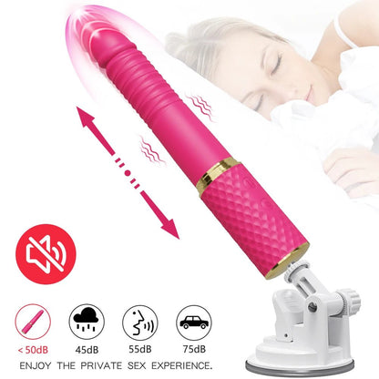 Telescopic Dildo Vibrator - Automatic Pleasure Machine