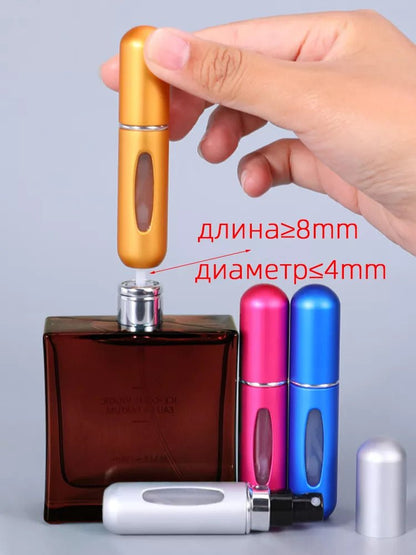 Portable Perfume Atomizer: Mini Aluminum Spray for Travel and Cosmetic