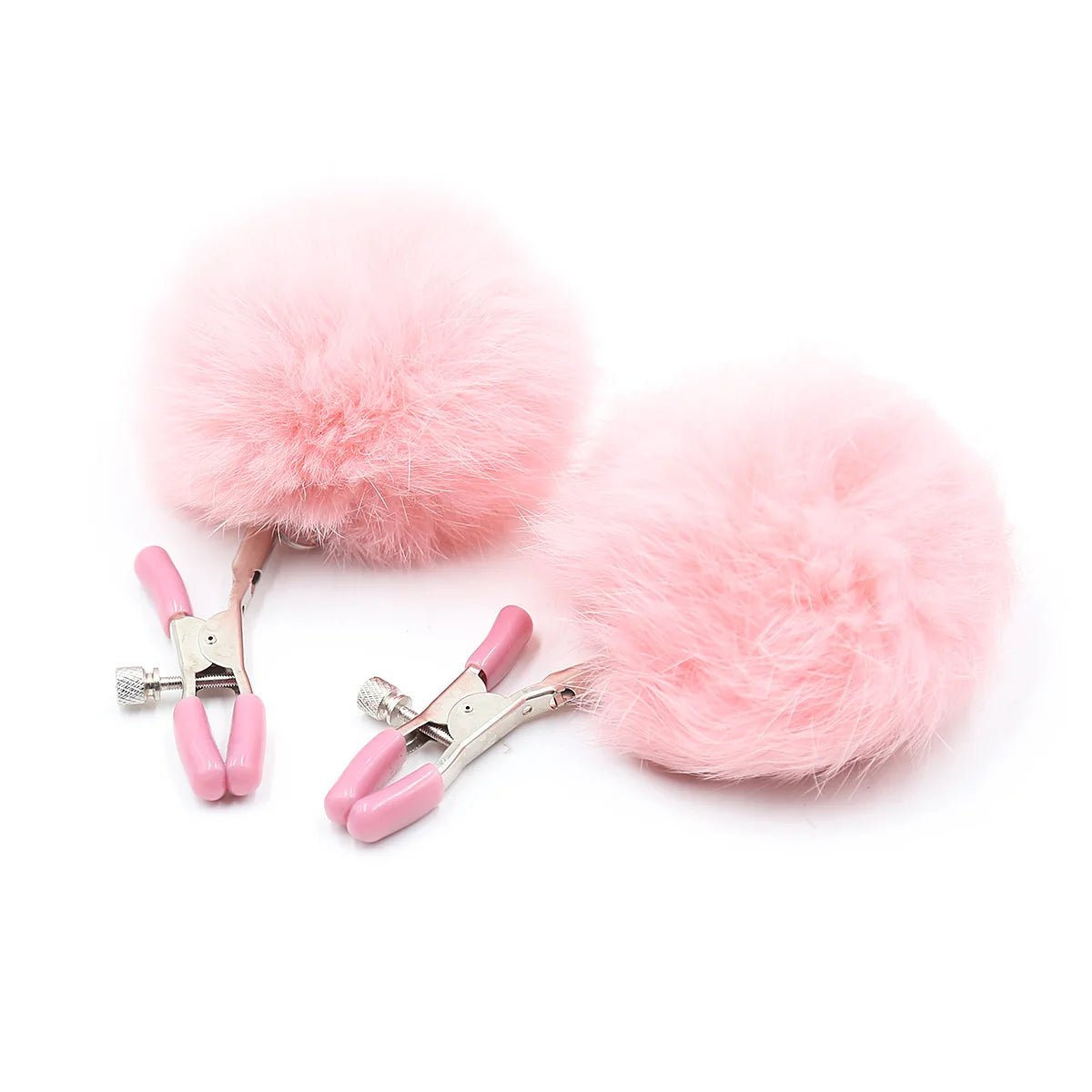 Adjustable Fur Furry Nipple Clips