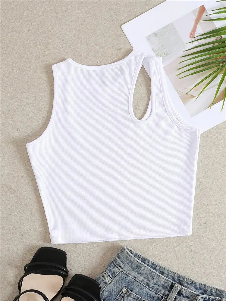 Summer Chic Rib-Knit Tank Top