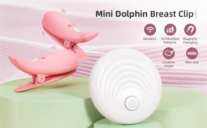 Wireless Nipple Vibrator with 10 Speeds