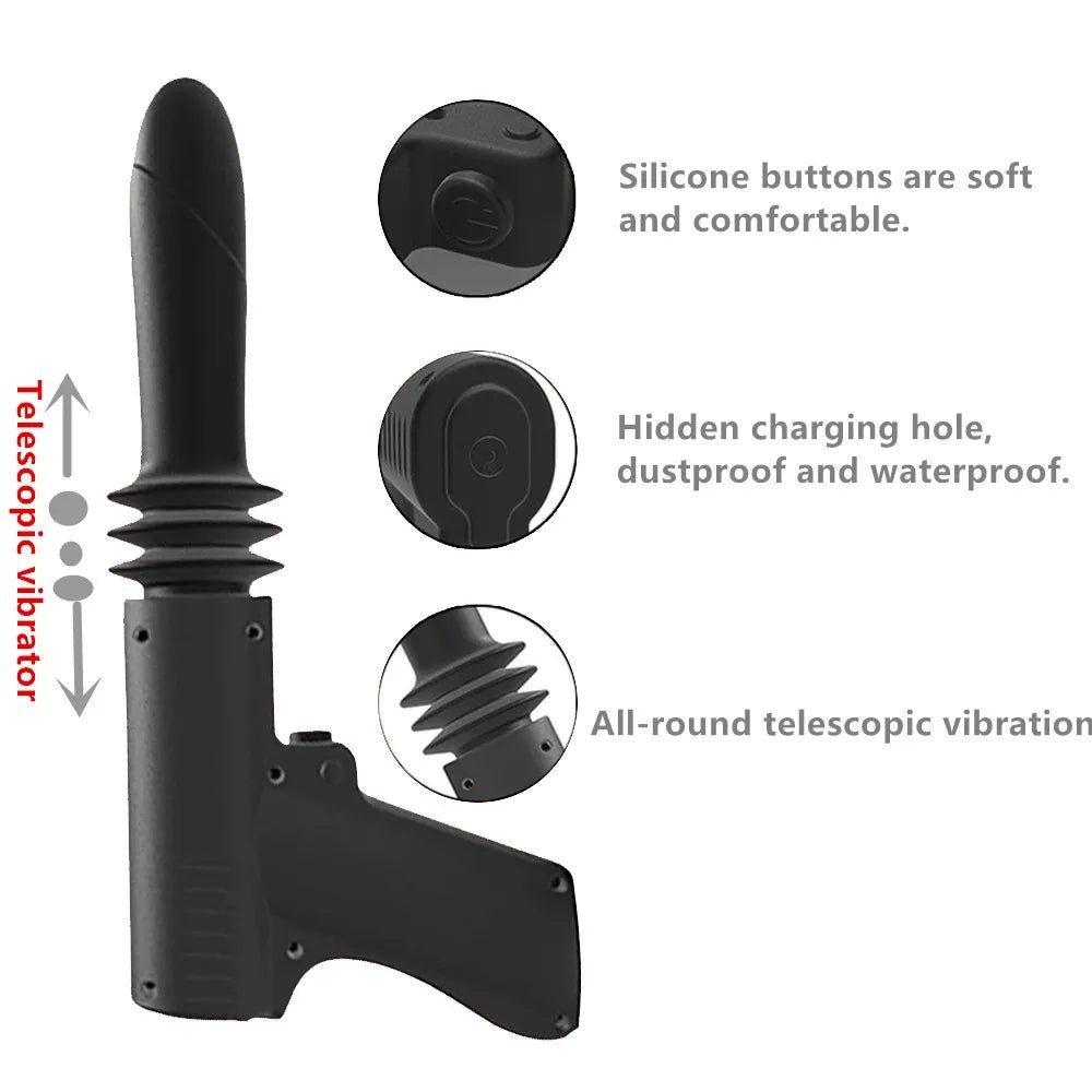 Telescopic AV Vibrator Massager