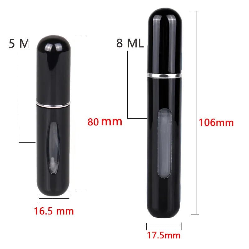 Portable Perfume Atomizer: Mini Aluminum Spray for Travel and Cosmetic