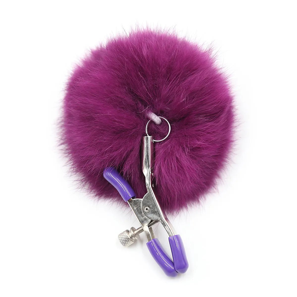 Adjustable Fur Furry Nipple Clips