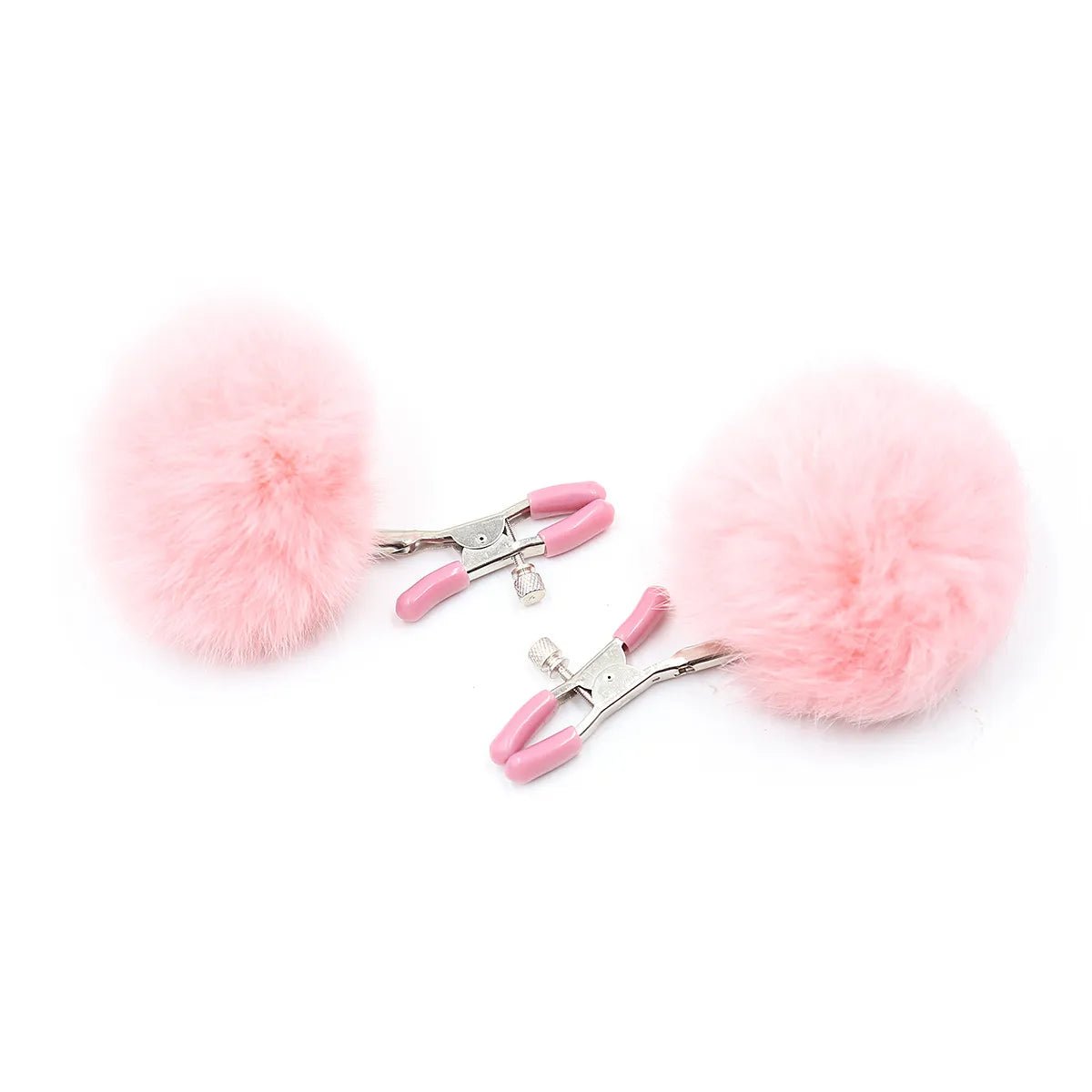 Adjustable Fur Furry Nipple Clips