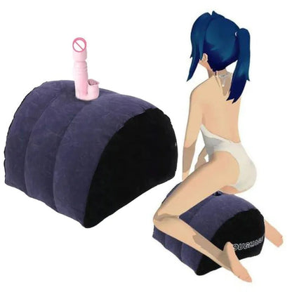 Inflatable Hands-Free Mount for Dildo or Vibrator