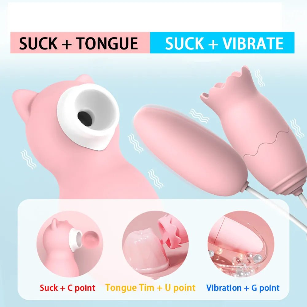 Blissful Clitoral Sucker & G Spot Vibrator