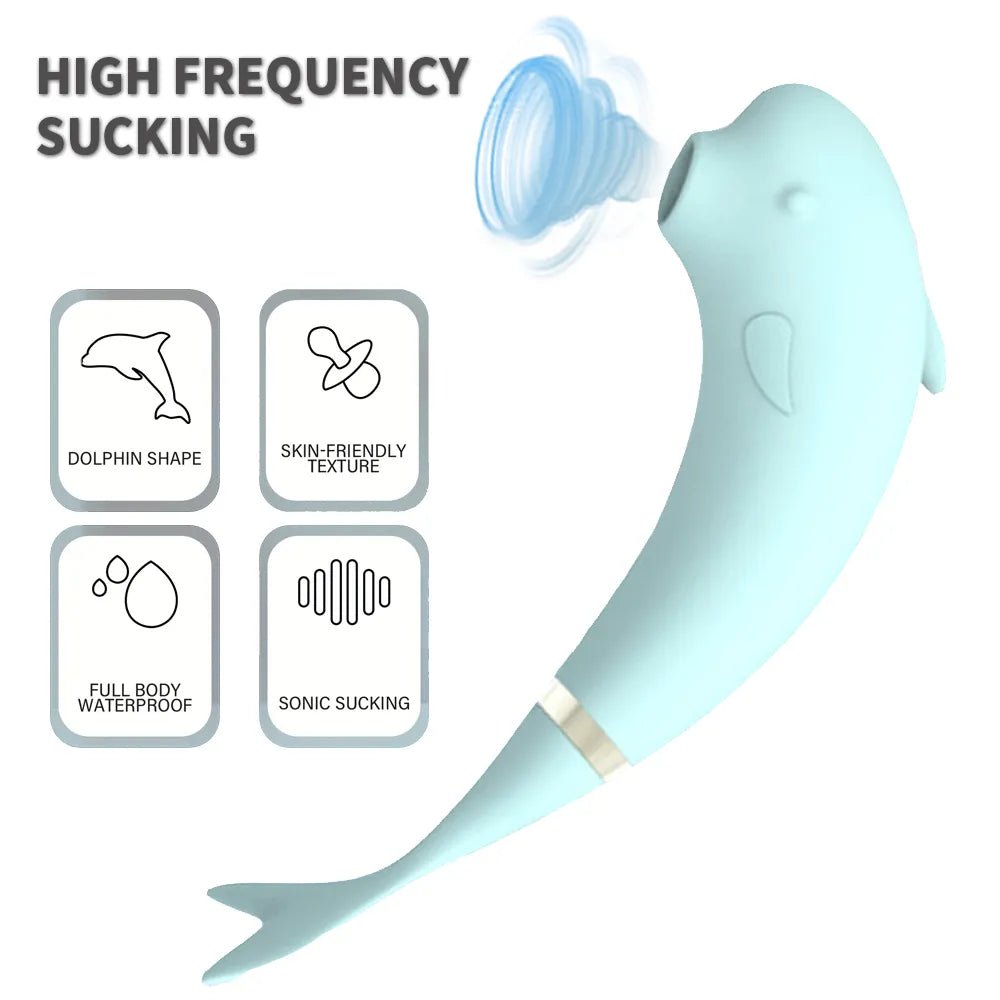 Petite Dolphin Clitoris Sucking Vibrator