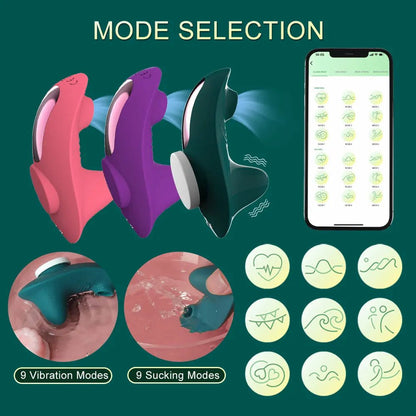 Wearable Clitoris Stimulator with App Control