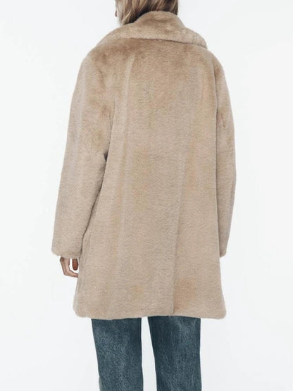 ZBZA Fall/Winter Faux Fur Jacket