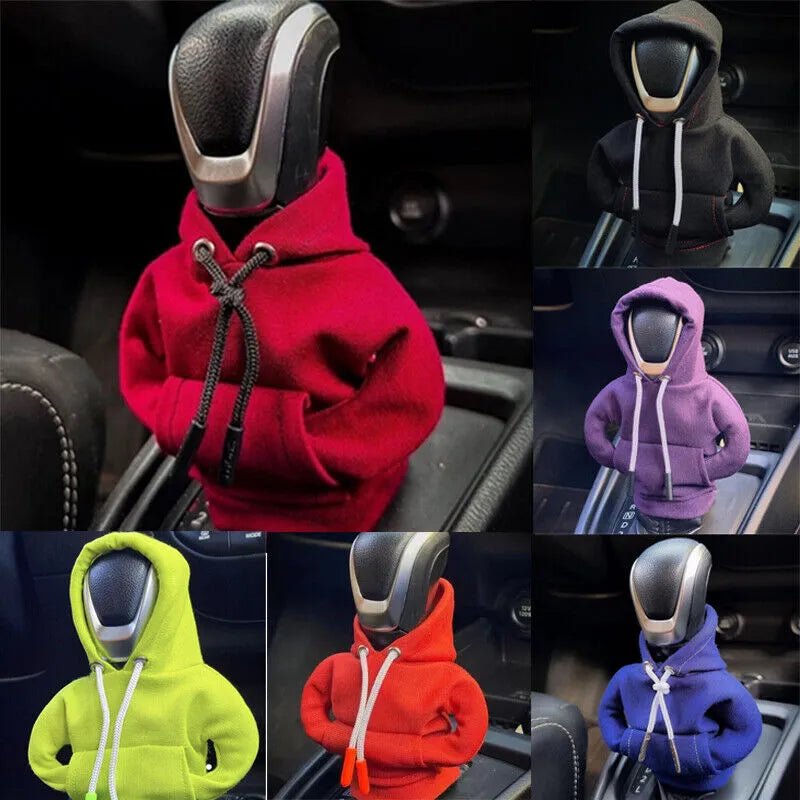 Universal Car Shift Lever Cover: Gear Shift Hoodie for Manual and Automatic Transmissions