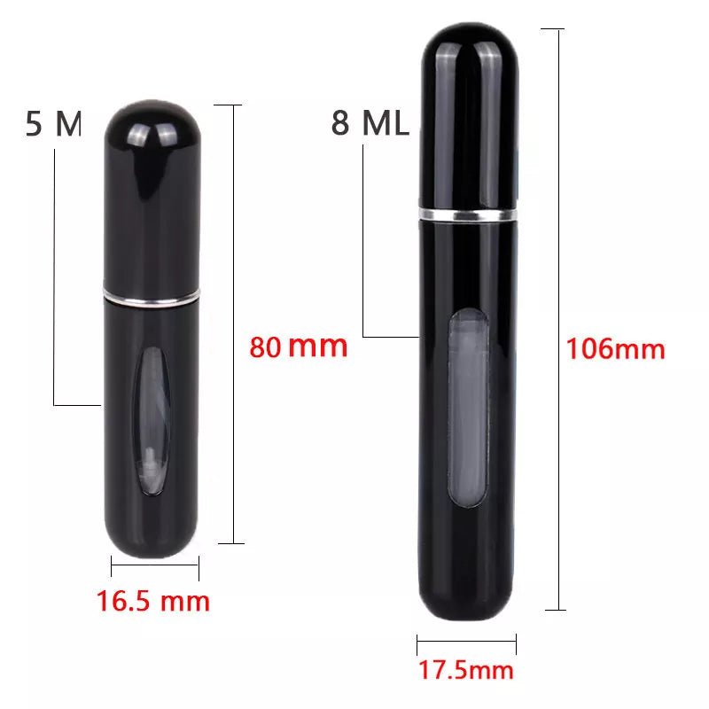 Portable Perfume Atomizer: Mini Aluminum Spray for Travel and Cosmetic