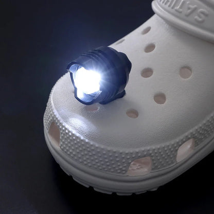 Outdoor LED Headlights for Crocs Shoes: Waterproof and Portable Camping Accessory