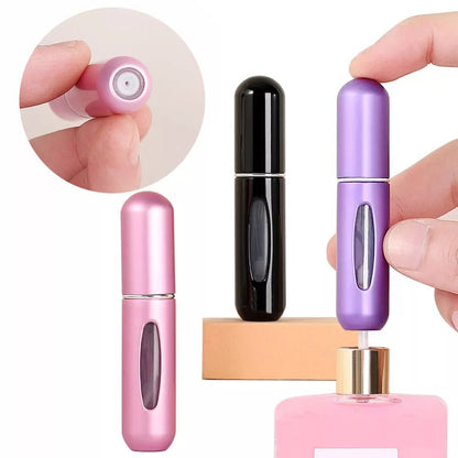 Portable Perfume Atomizer: Mini Aluminum Spray for Travel and Cosmetic