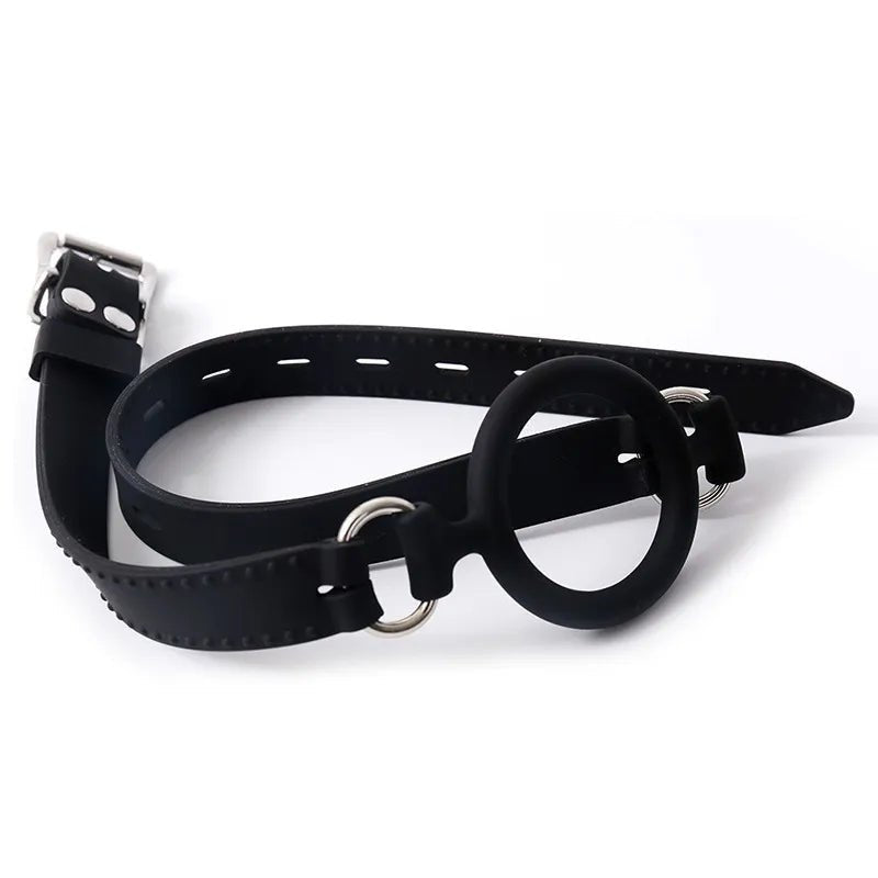 Open Mouth Ring Gag for BDSM Play