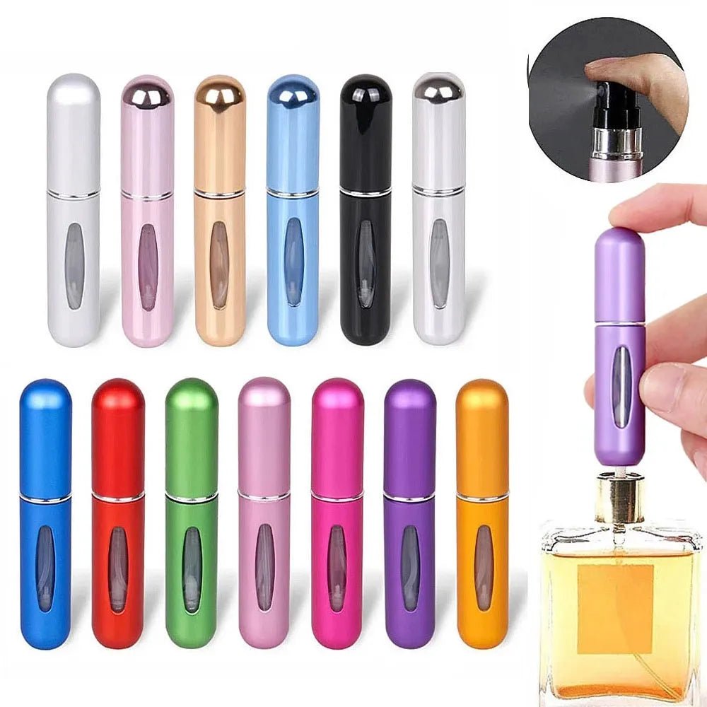 Portable Perfume Atomizer: Mini Aluminum Spray for Travel and Cosmetic