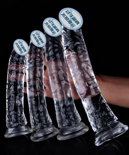 Lifelike Jelly Dildo with Powerful Suction