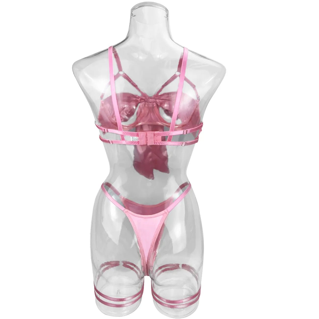 Yimunancy 3-Piece Bow Lingerie Set