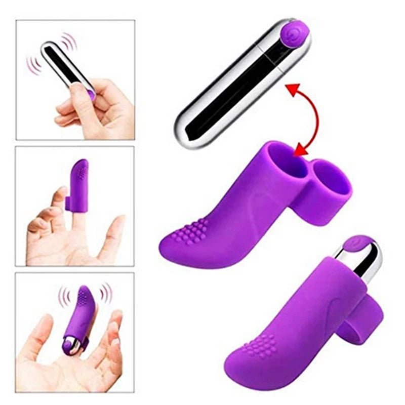 Rechargeable Finger Vibrator with 10 Speeds