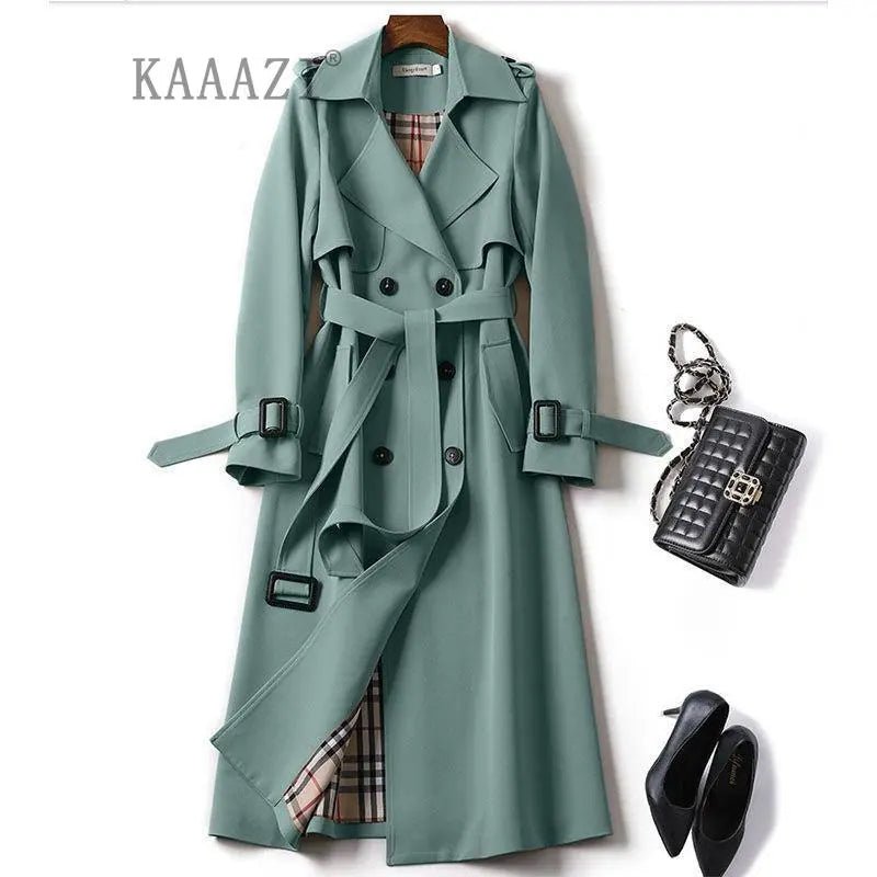 KAAAZI Winter Trench Coat Dress