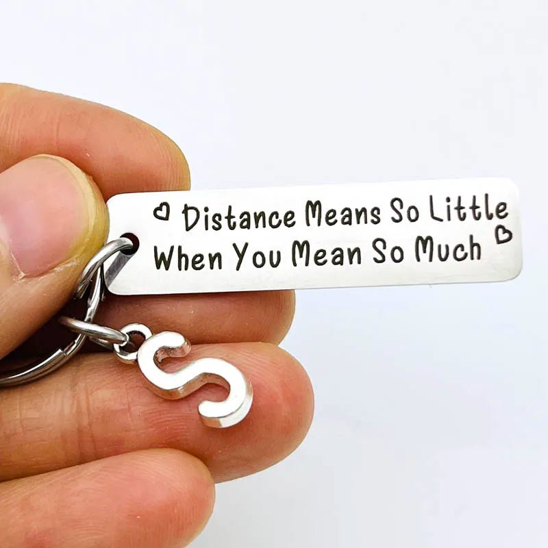 Bond Beyond Distance: Couple Keychain Set for Best Friends in Long-Distance Relationships