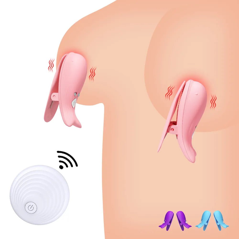 Wireless Nipple Vibrator with 10 Speeds