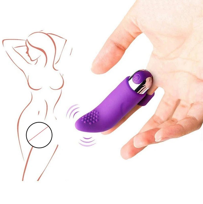 Rechargeable Finger Vibrator with 10 Speeds